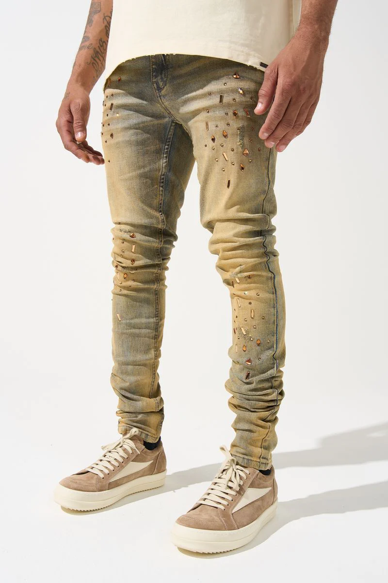 Serenede “Networth” Gold Wash Jeans