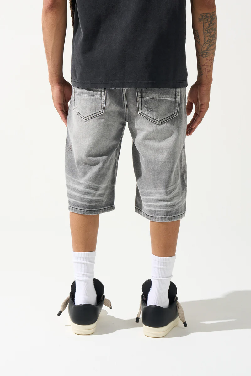 Serenede “Titan” Grey Denim Shorts - Image 3
