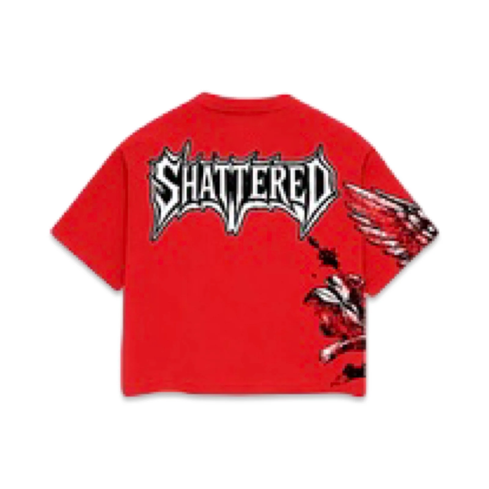 Shattered Hearts “Catchin Feelins” Red Tee - Image 2