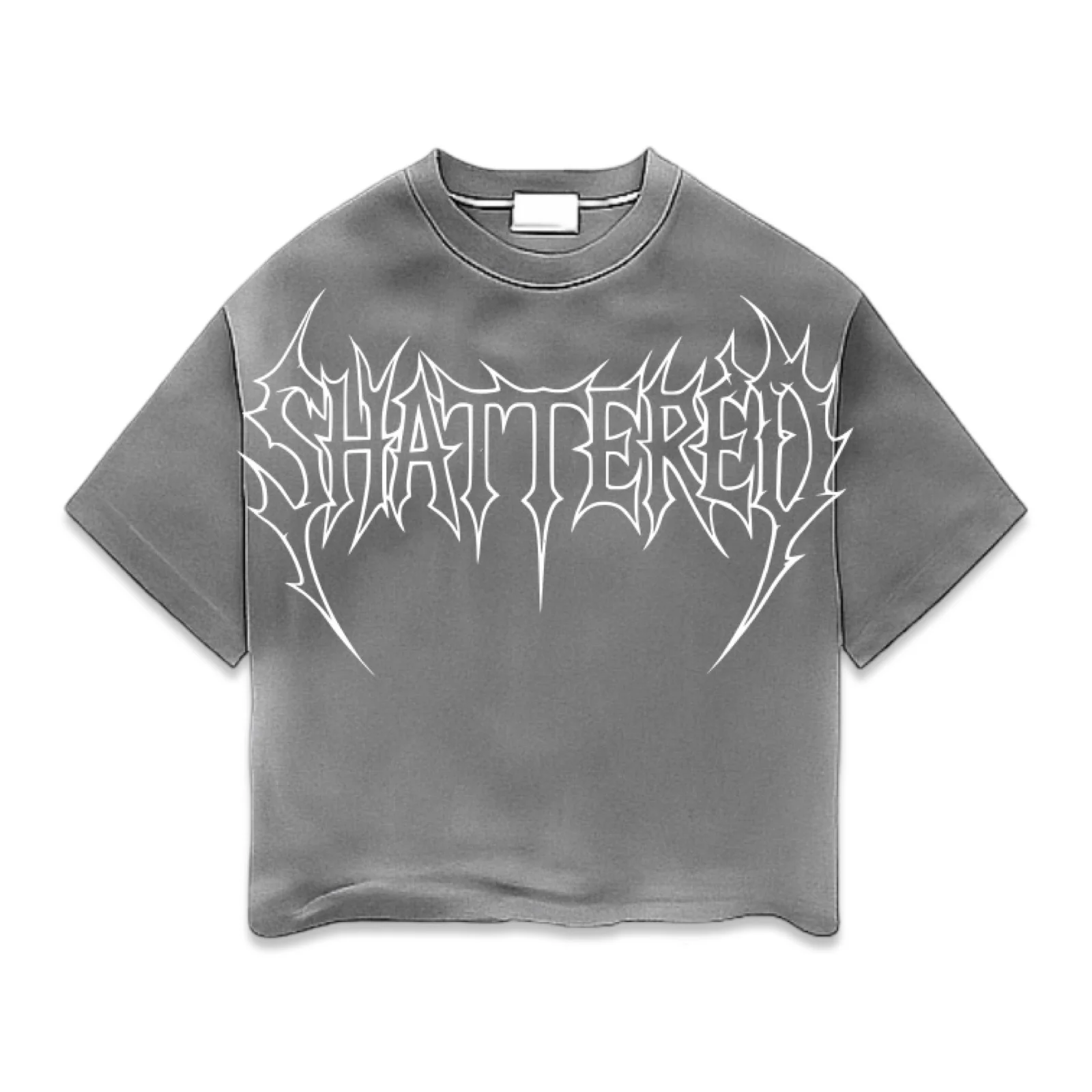 Shattered Hearts Logo Grey Tee