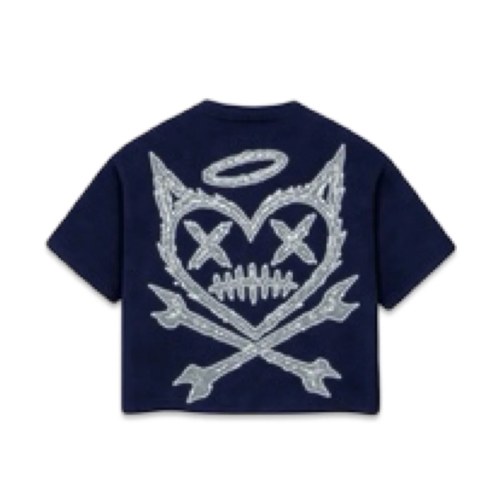 Shattered Hearts “Logo” Navy Tee