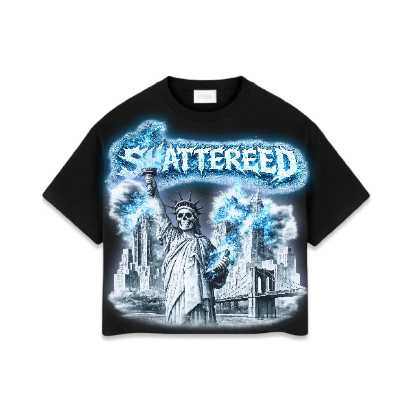 Shattered Hearts “On Fire” Black Tee