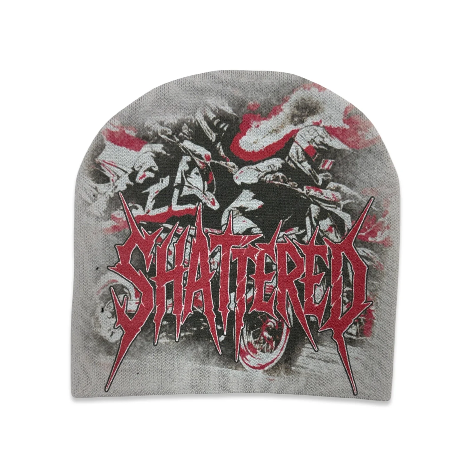 Shattered Hearts “Sports Club” Grey Beanie