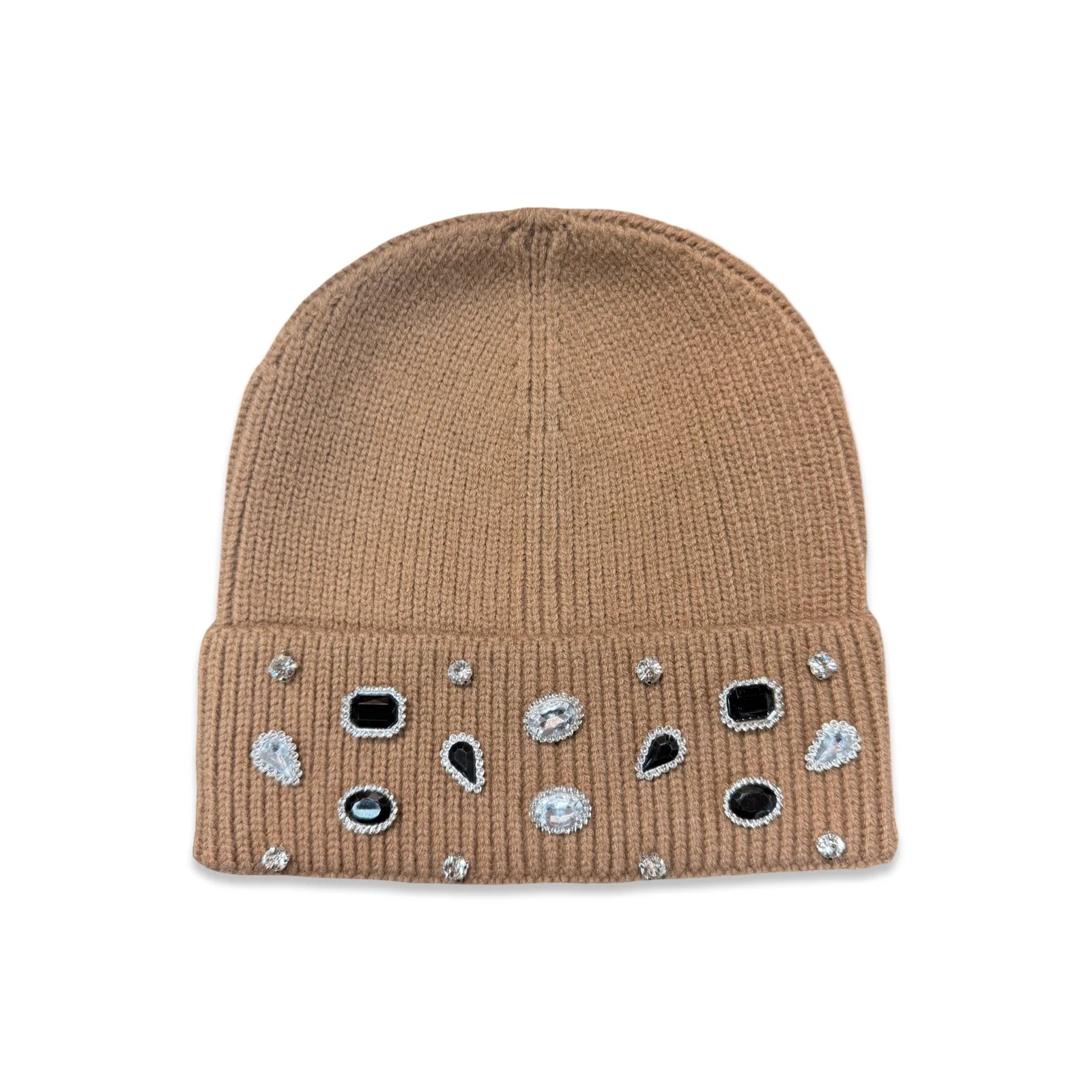 Stones Light Brown Beanie