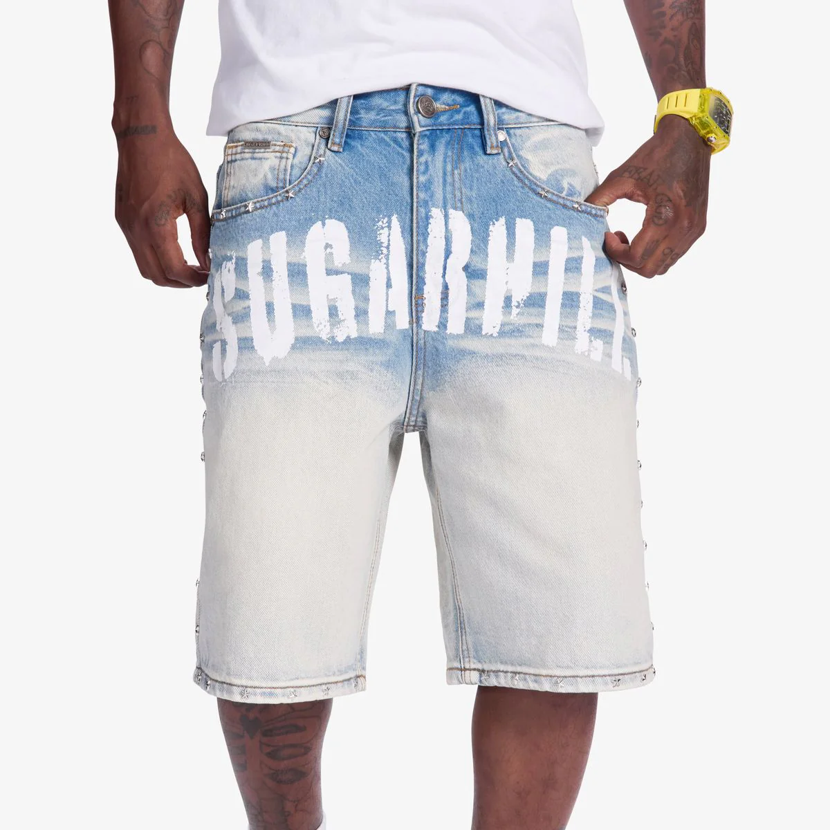Sugarhill “Dallas” Light Wash Jorts