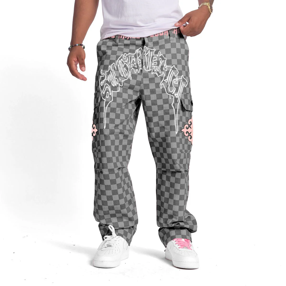 Sugarhill “Darling” Cargo Checker Pants