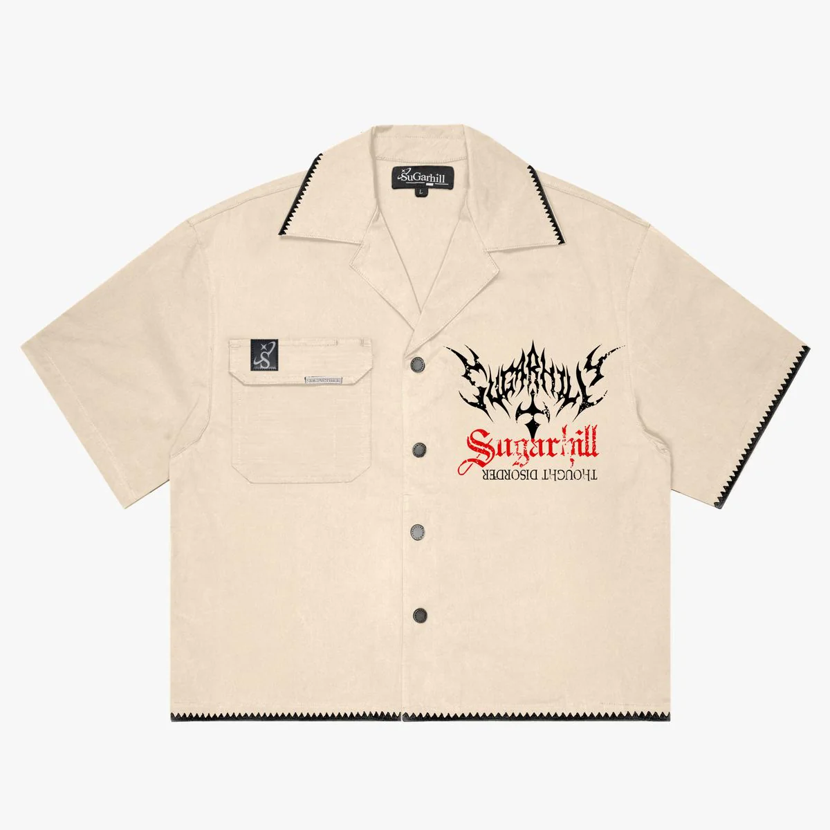 Sugarhill “Sinister” Nylon Lounge Shirt - Image 2