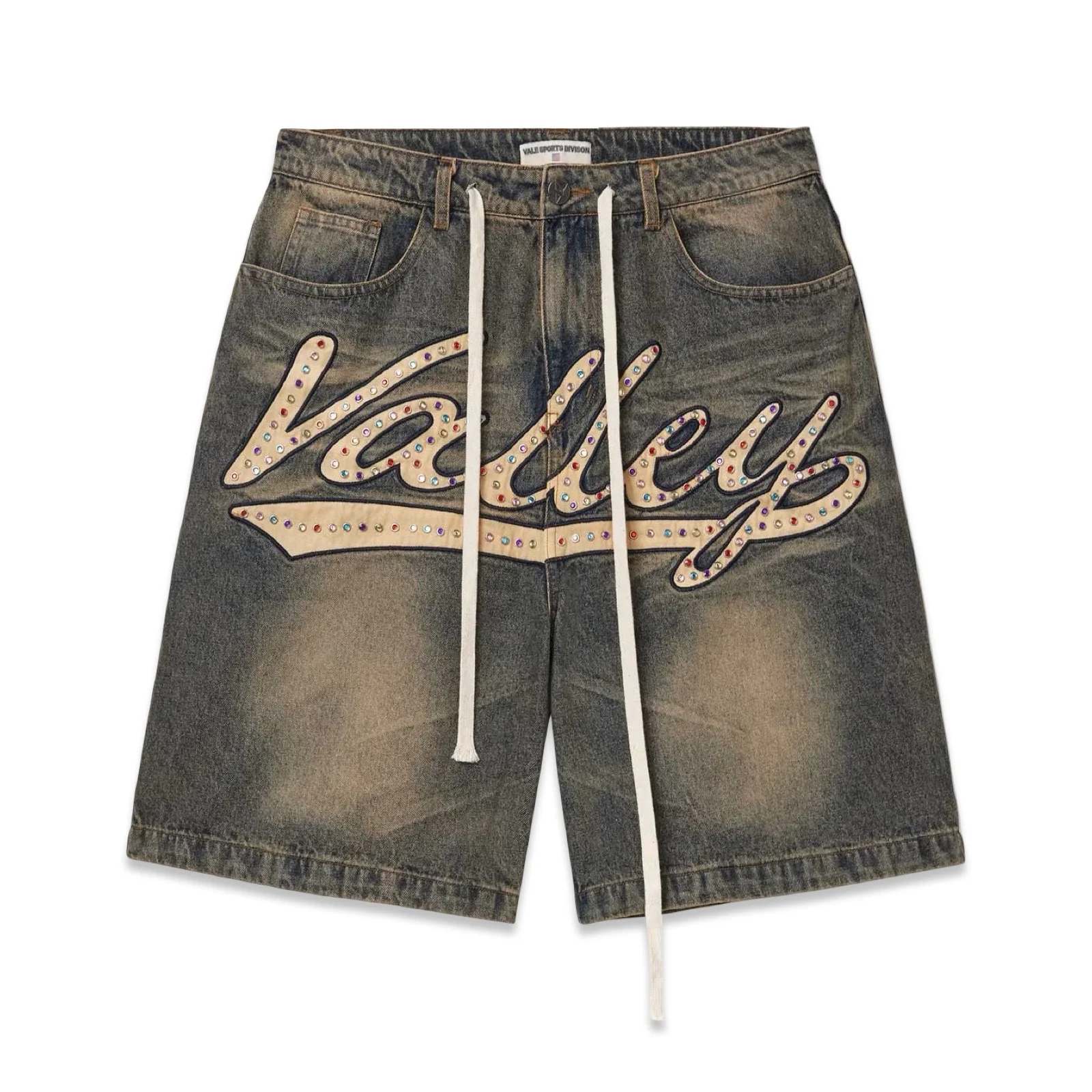 Vale Forever “Skittles” Denim Blue Jorts
