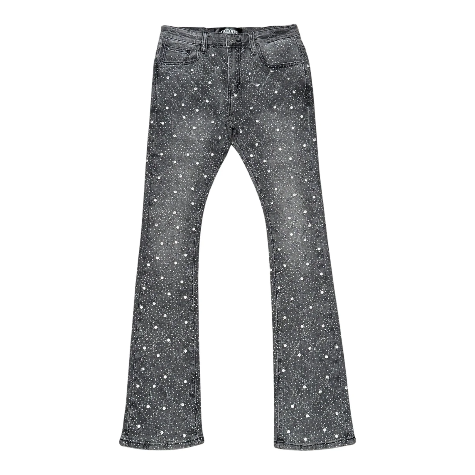 Vicious “Embellished Stone” Grey Jeans