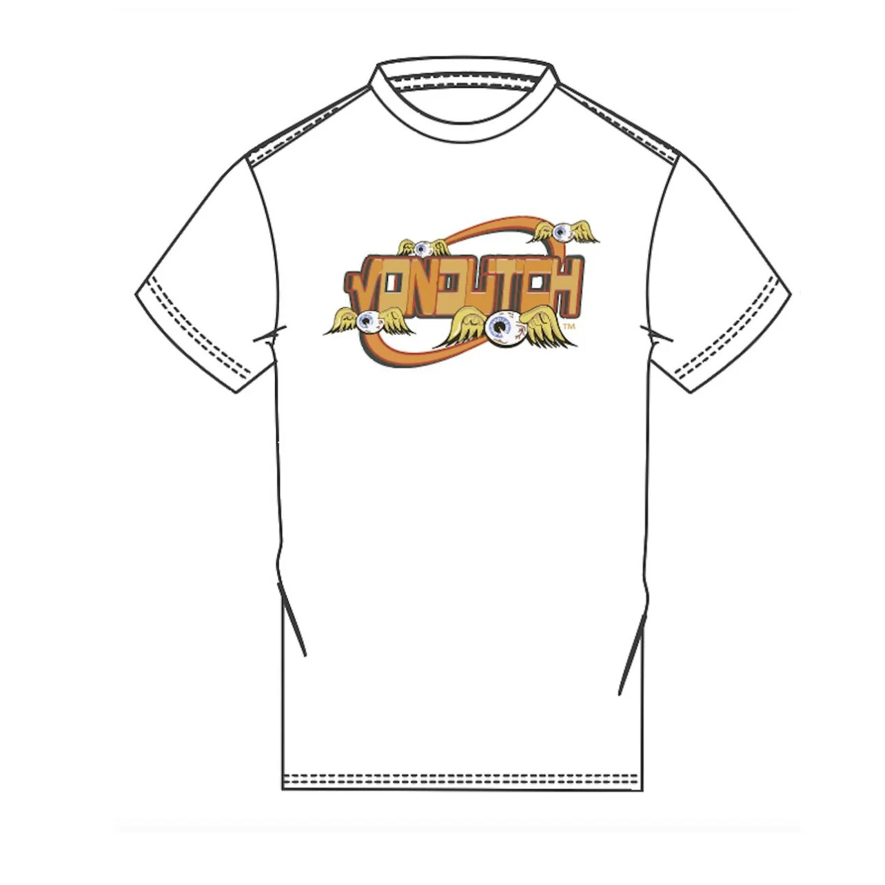 Von Dutch Galaxy White Tee