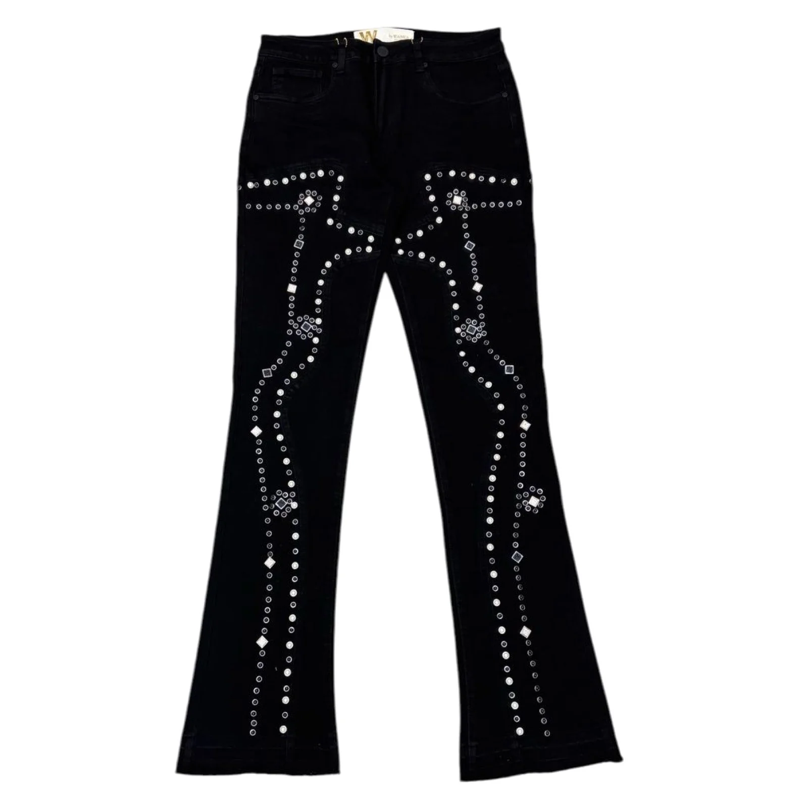 W By Waimea “Embellished” Black Jeans